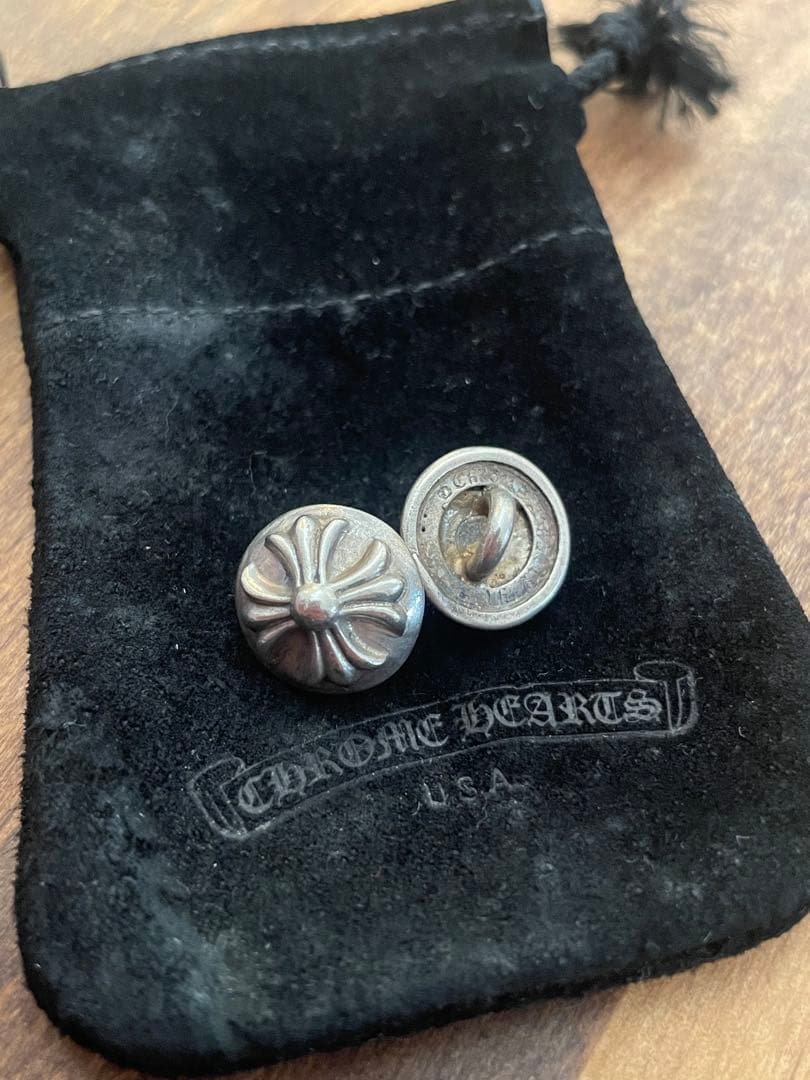 Chrome Hearts シルバーボタン 2個セット