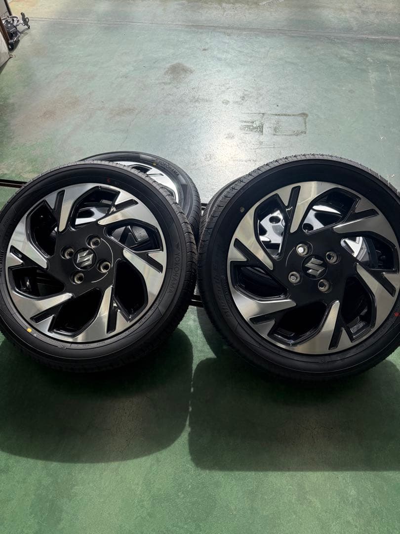 スペーシアカスタムmk54s15インチ ホイールタイヤ 4本セット