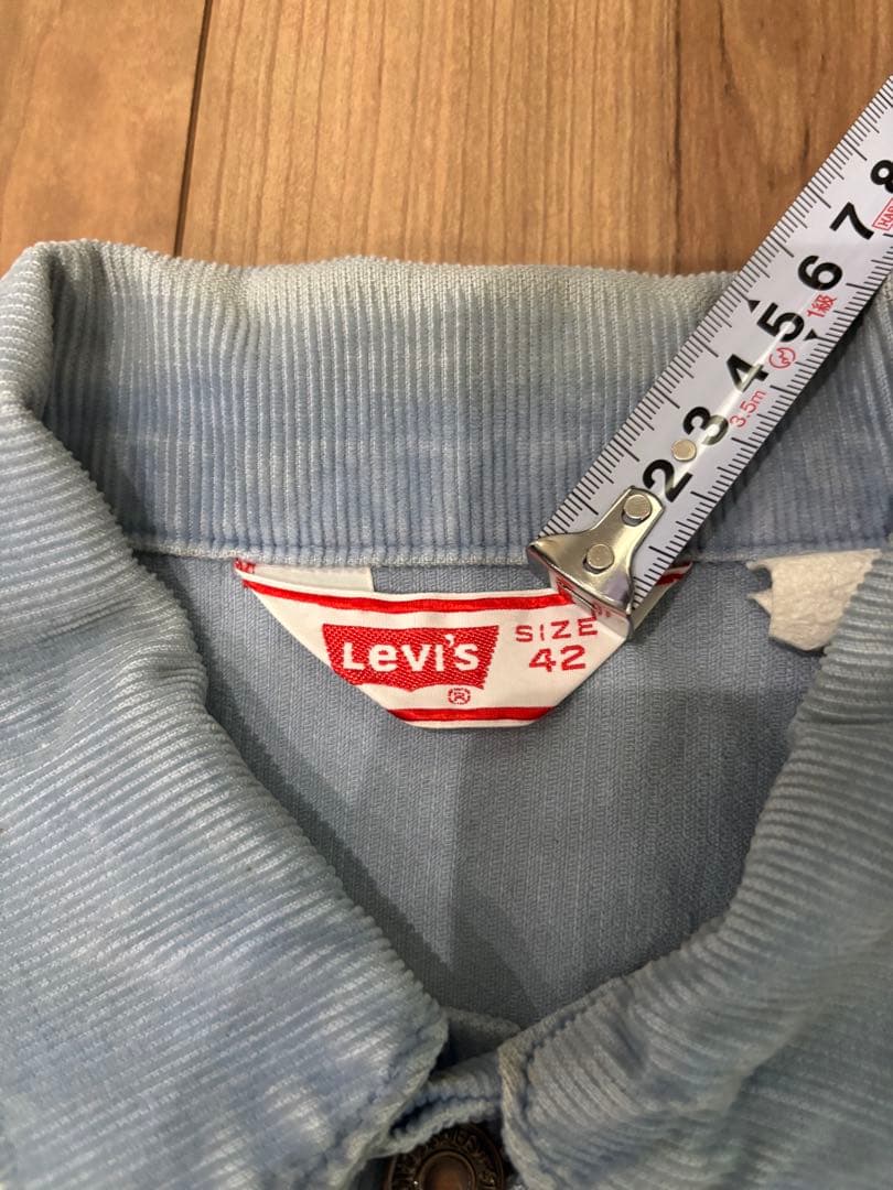 Levi's ライトブルー　コーデュロイ　70505