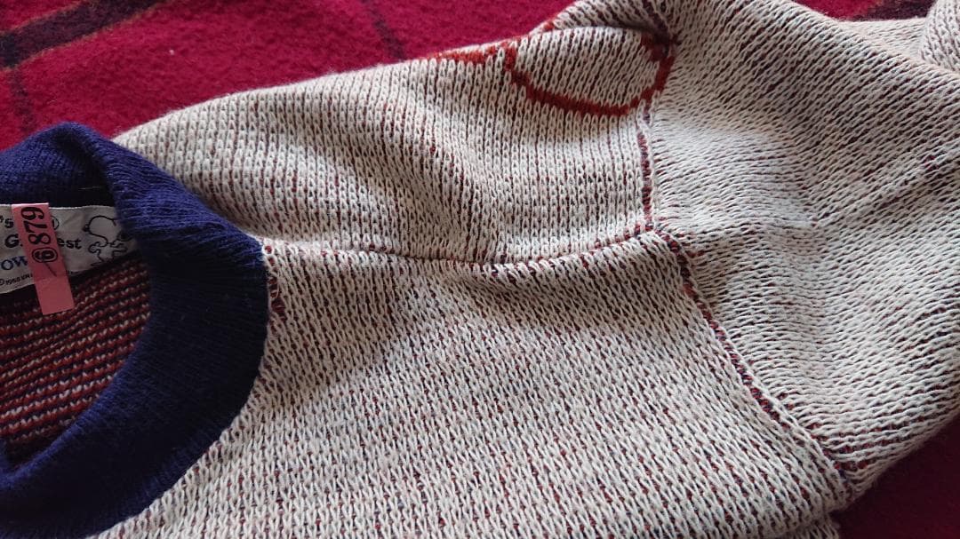 ビンテージ スヌーピー ニット ピーナッツ 70's 70s Arrow