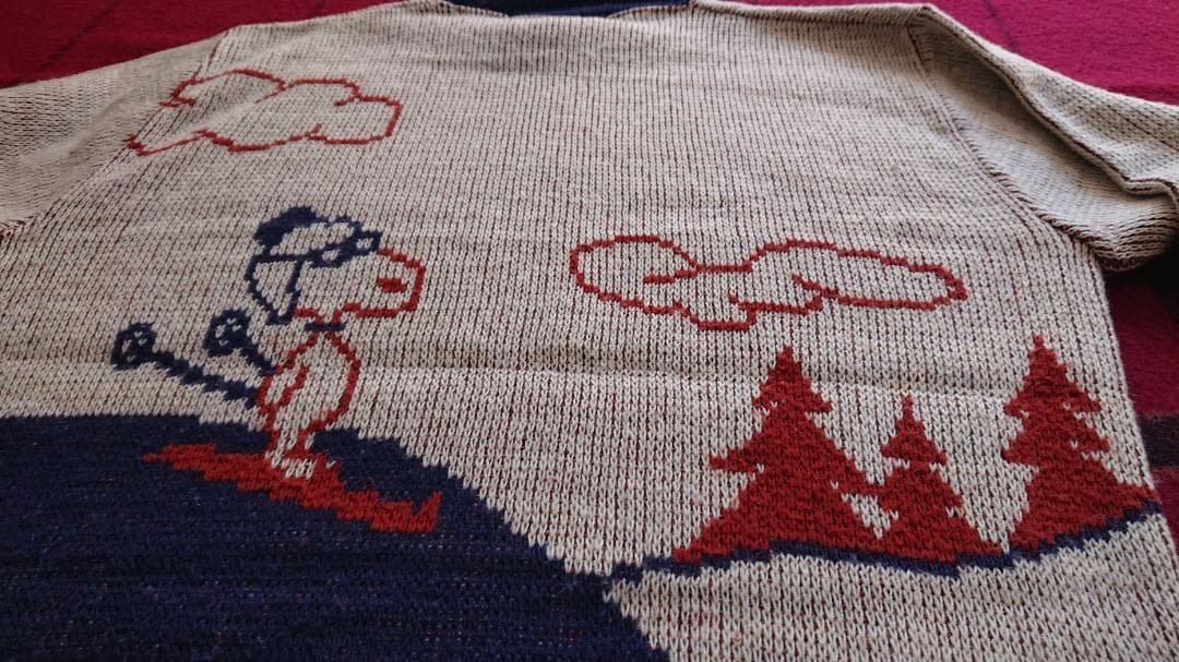 ビンテージ スヌーピー ニット ピーナッツ 70's 70s Arrow