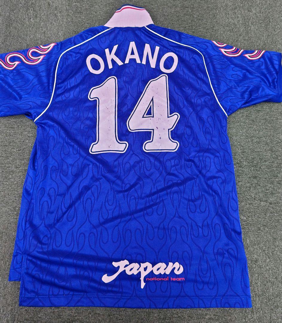激レア　1998フランスワールドカップ　岡野雅行　レプリカユニフォーム　Oサイズ