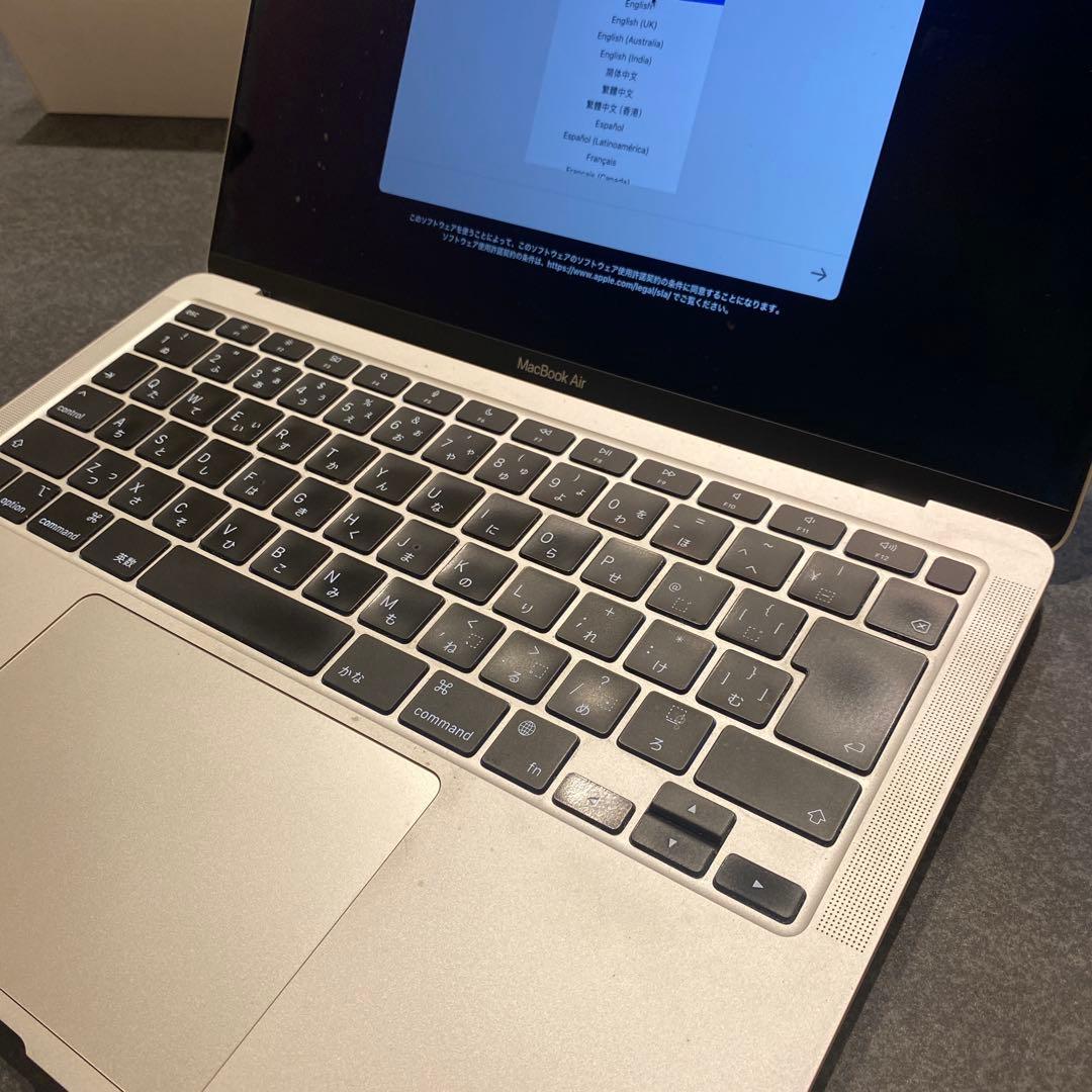 MacBook Air M1 2020 256GBSSD 8GBメモリ シルバー