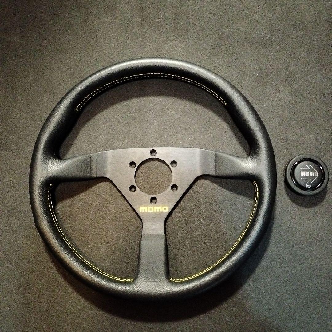 MOMO(モモ) ステアリング ヴェローチェレーシング 35パイ BK V-1