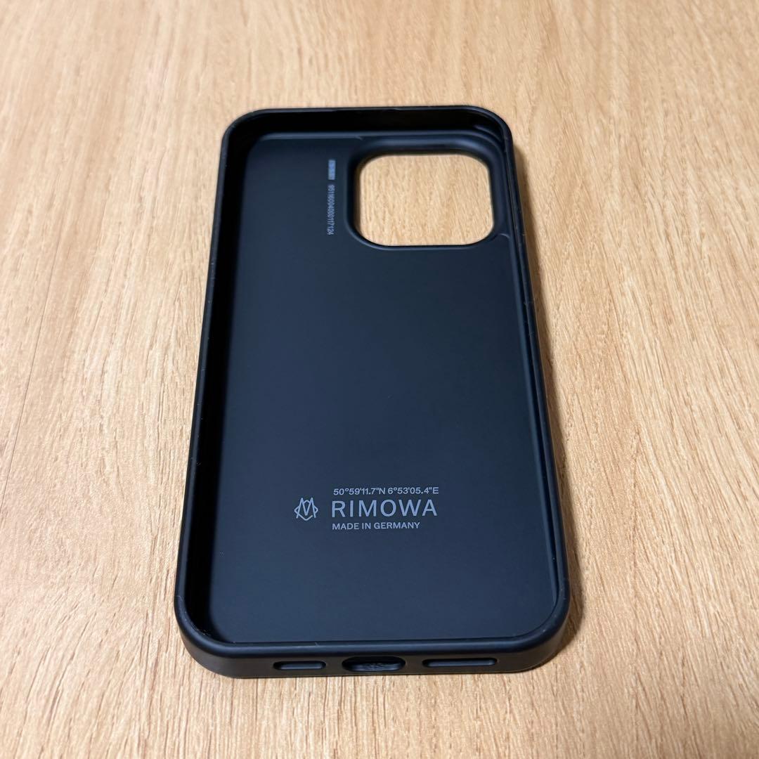 美品 RIMOWA リモワ iPhone 15proMax ケース ブラック