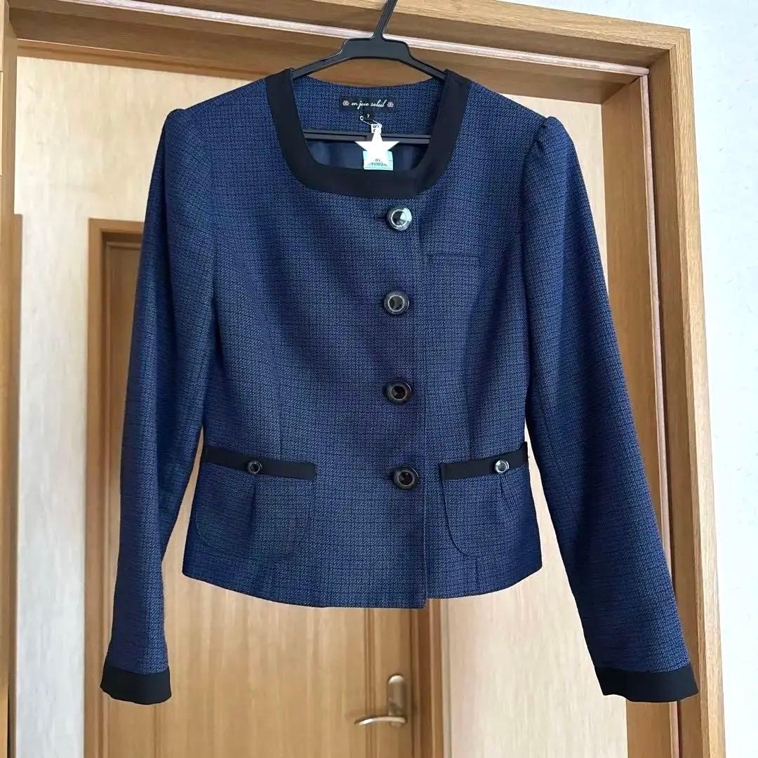 アンジョア★オフィスウェア 3点セット【７号】ジャケット・スカート2点