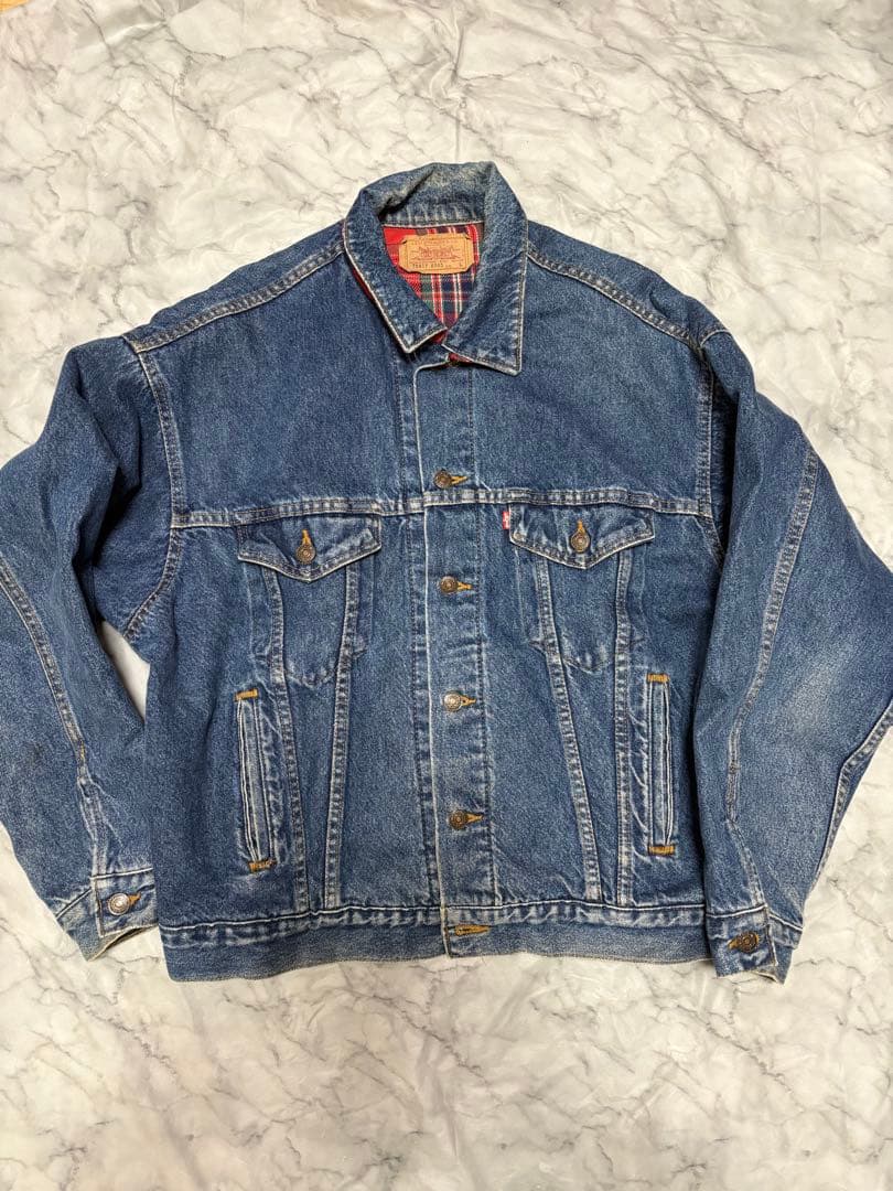 Levi's デニムジャケット L usa製 80s 70417 ネルライナー
