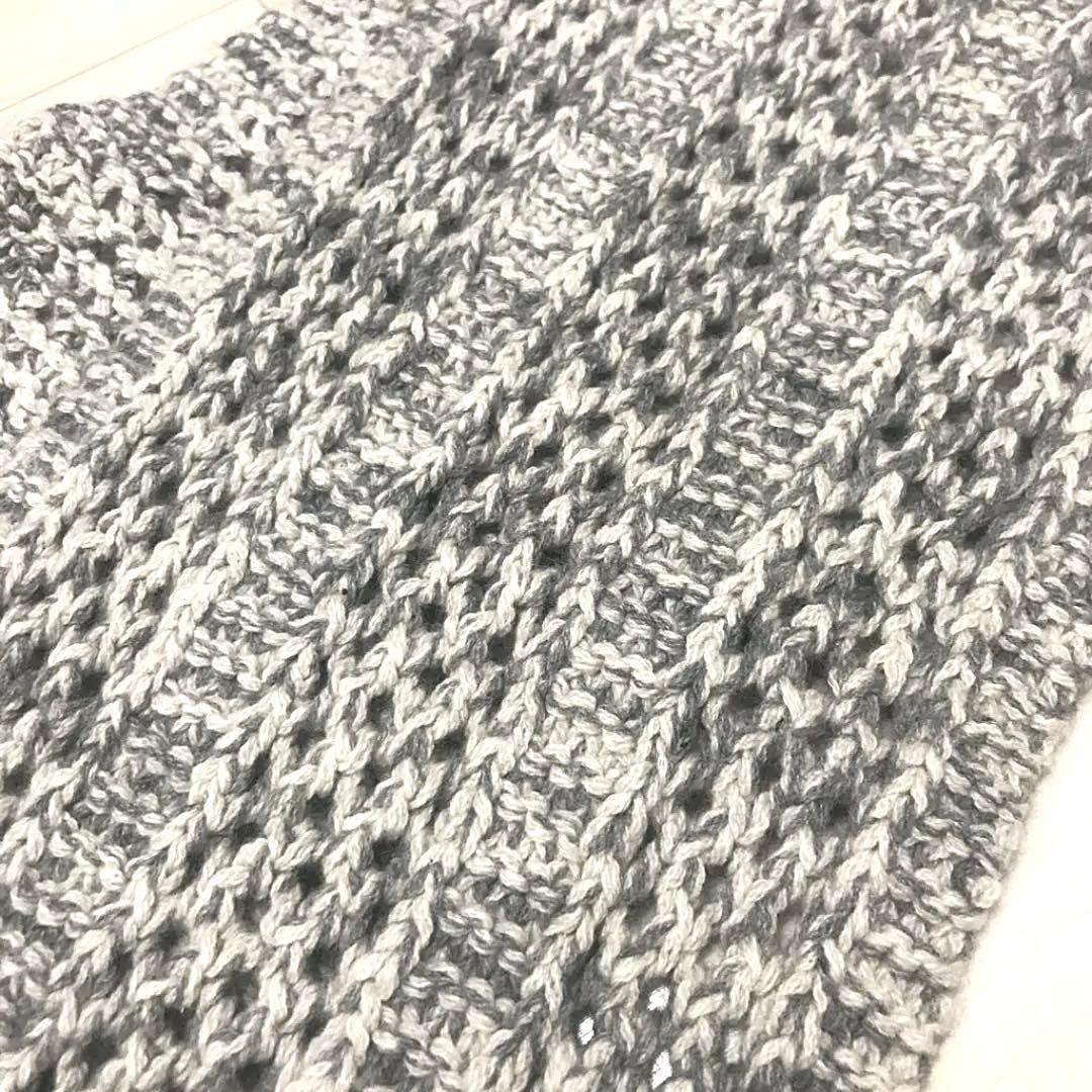 CHANEL シャネル　マフラー　グレー