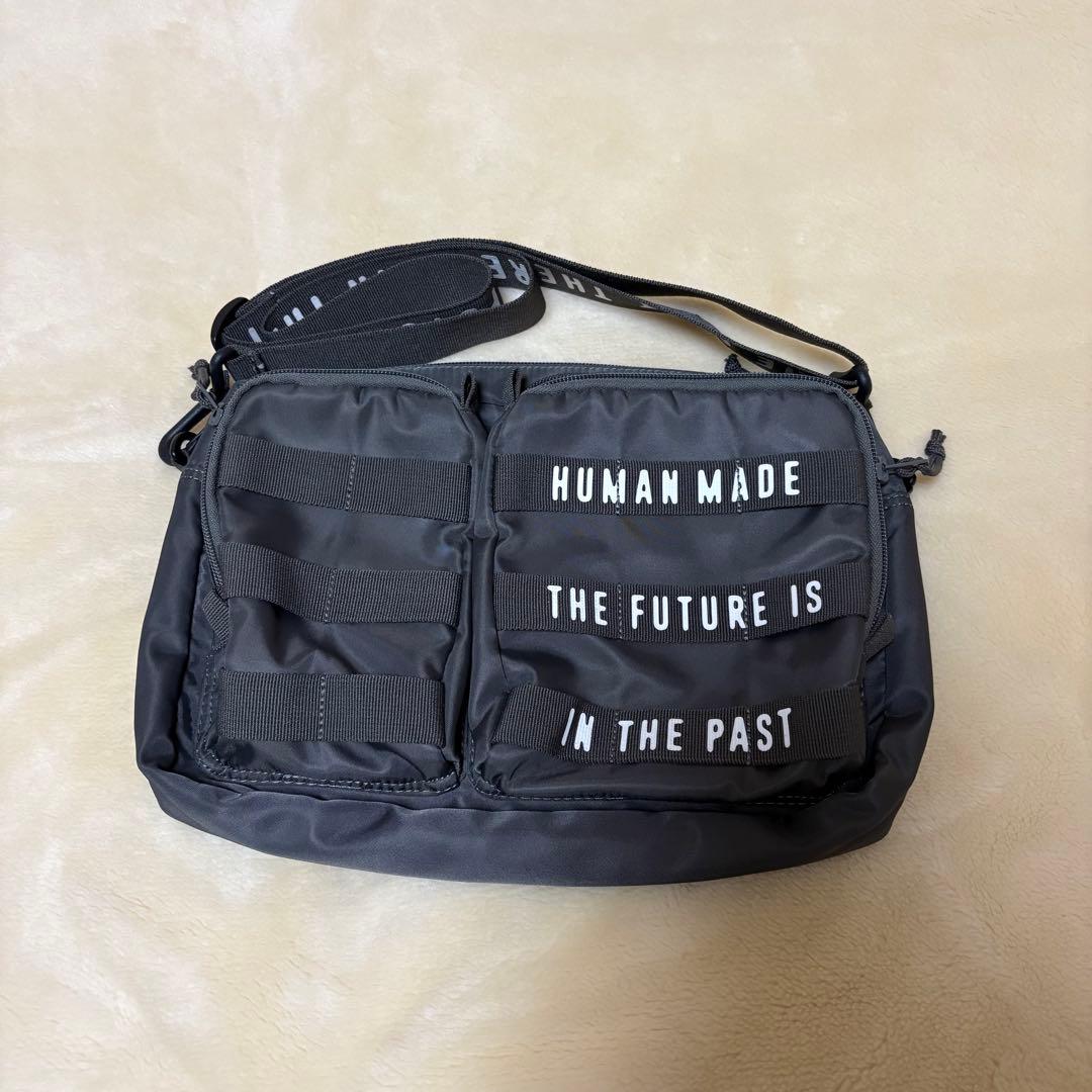 バッグ HUMAN MADE MILITARY POUCH LARGE GRAY