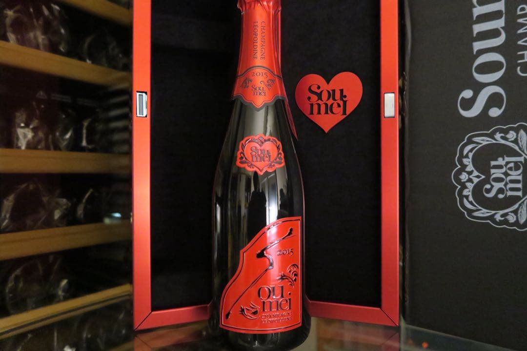 ソウメイ レッド ミレジメ 2018年 正規品 シャンパン 箱 ケース付き
