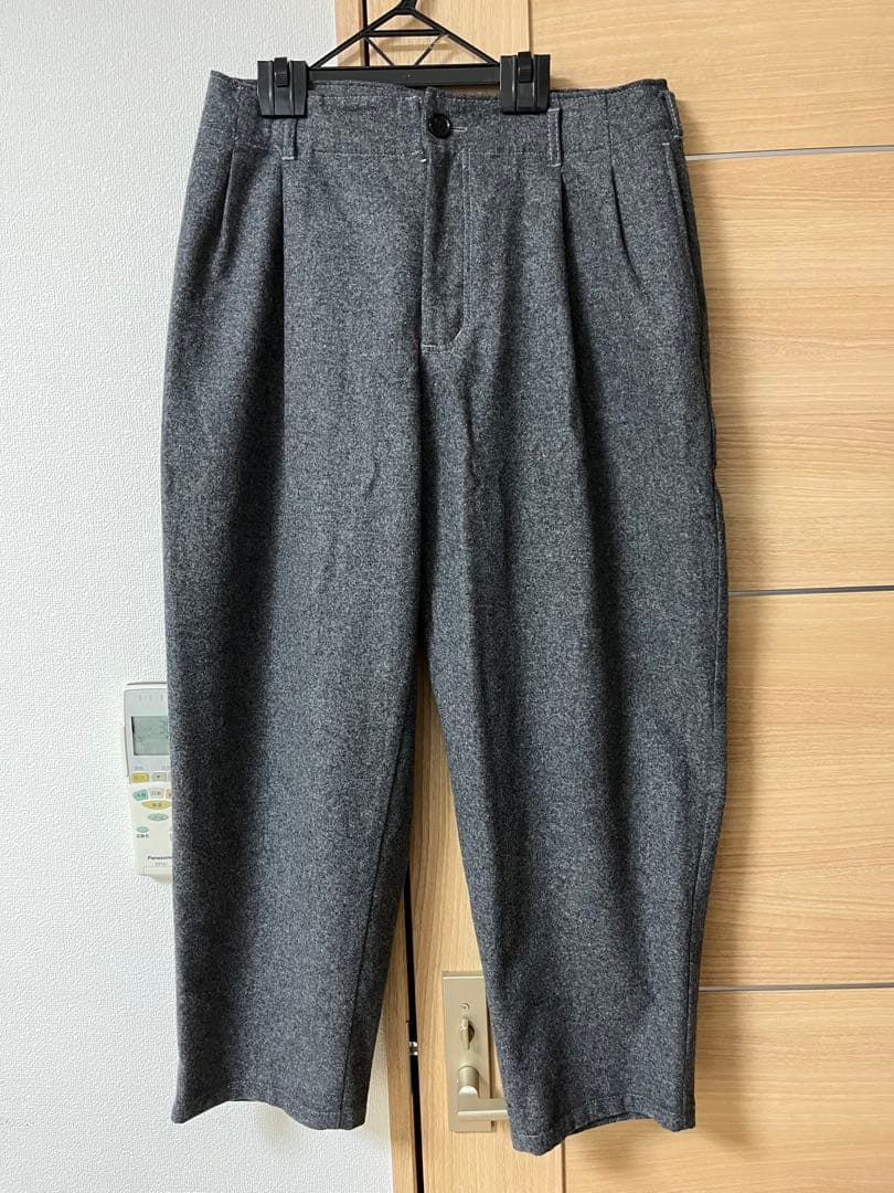 COMME des GARÇONS SHIRT グレーテーパドパンツXS