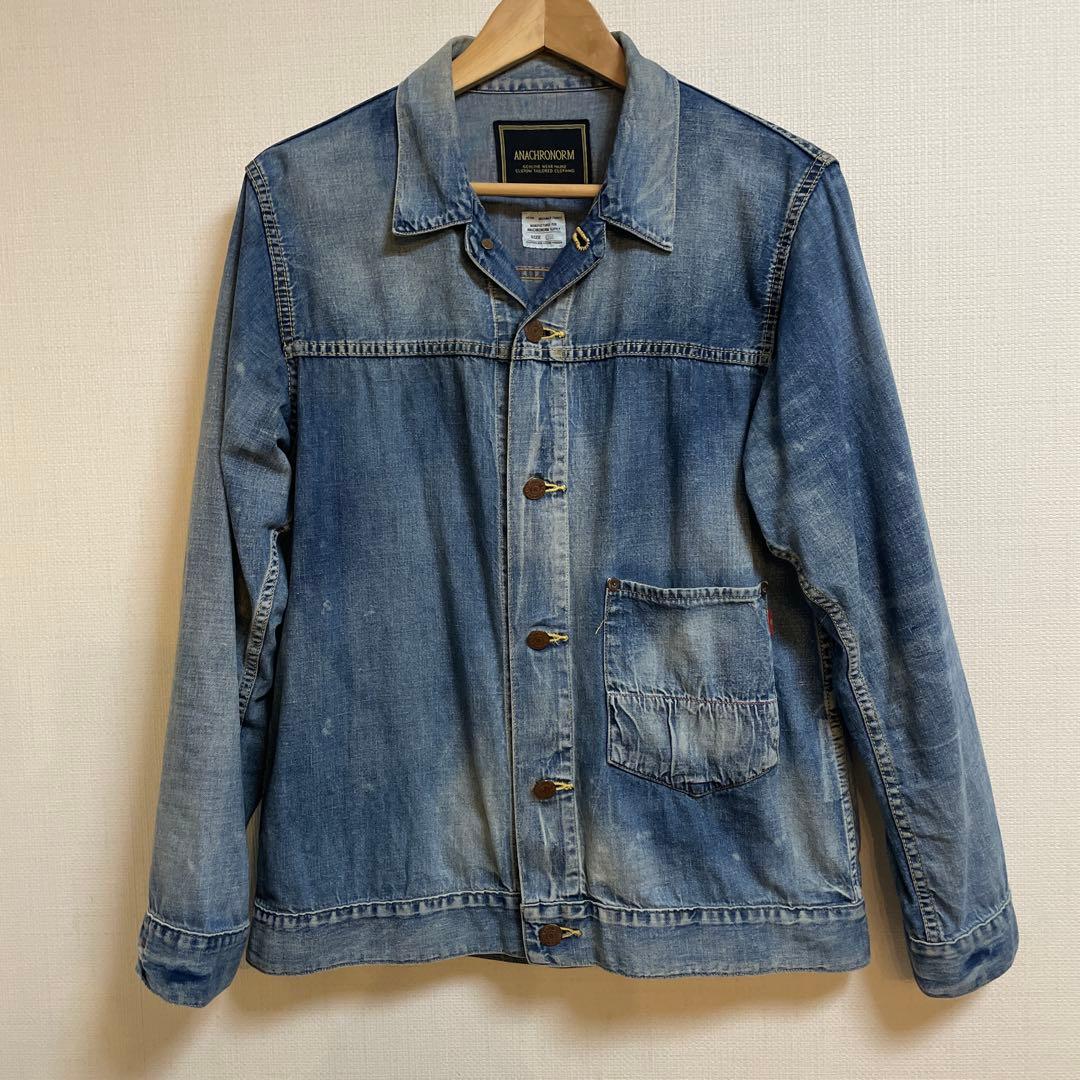 アナクロノームデニムジャケット1stタイプエイジングウォッシュ