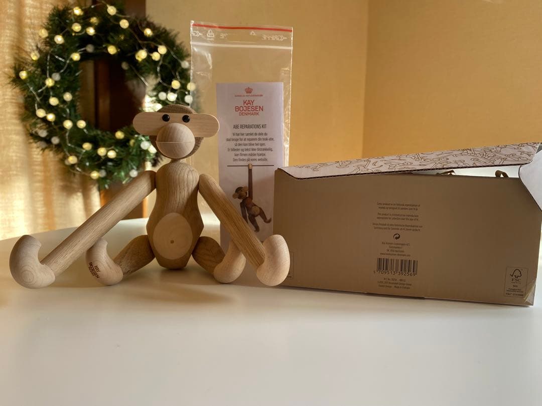 モンキーSメープル　Monkey Small　Kay Bojesen