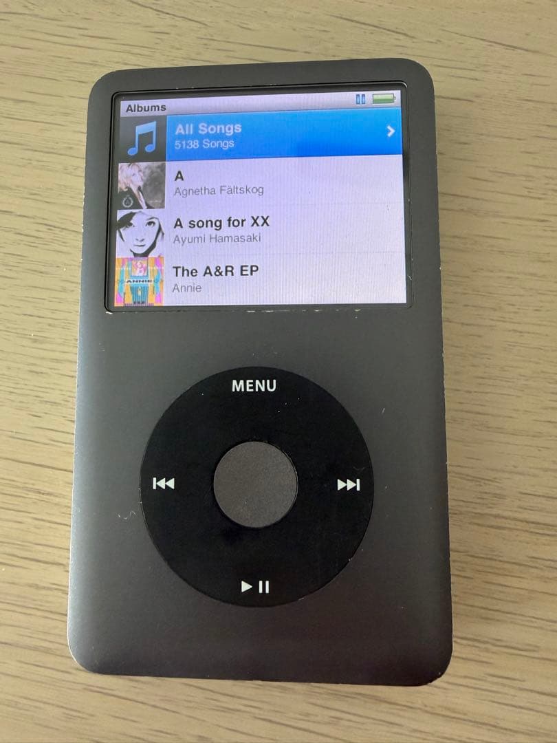 Apple iPod classic 160GB 第7世代 動作品 使用感あり