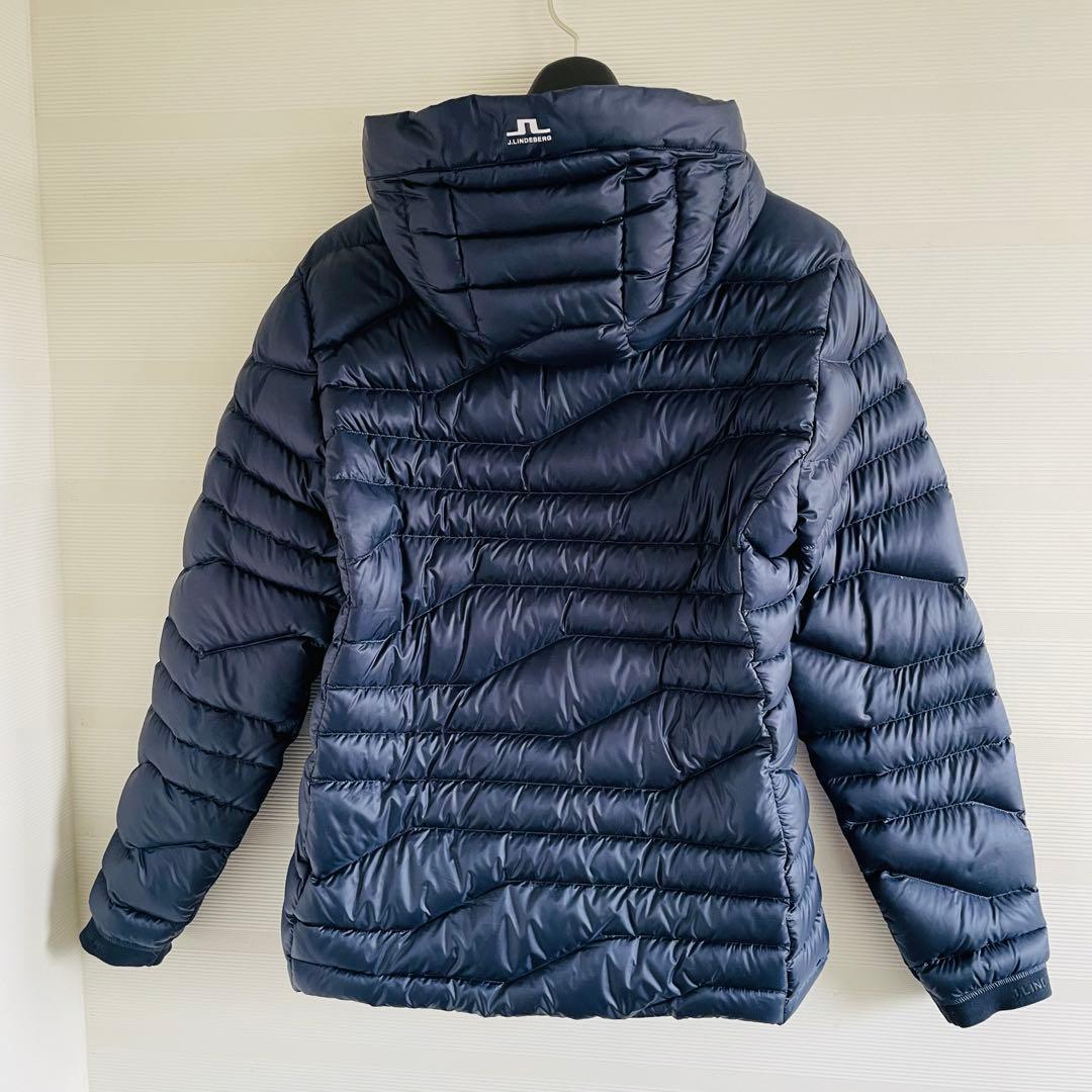 【美品】J. LINDEBERG 軽量ダウンジャケット　ネイビー