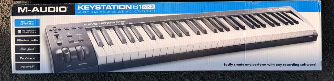 美品　M-AUDIO Keystation 61 MK3 MIDIキーボード