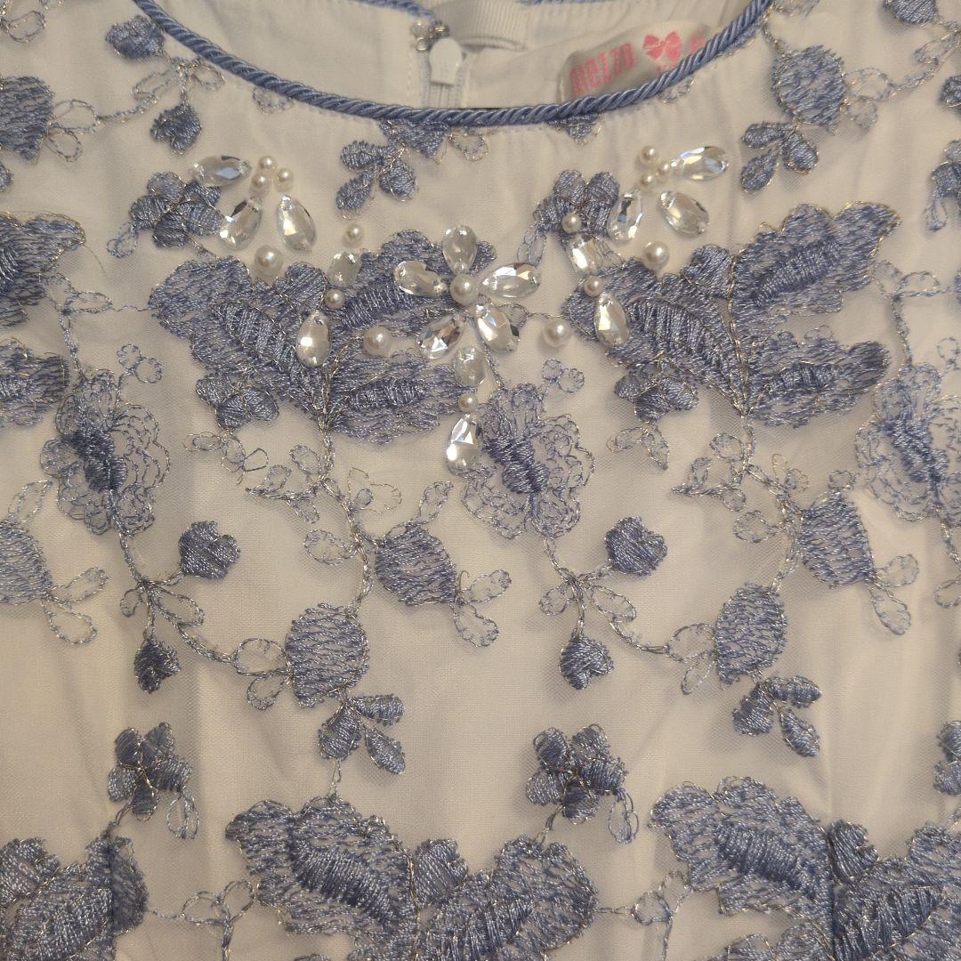 メゾピアノ☆フォーマルワンピース 120　 ノースリーブドレス