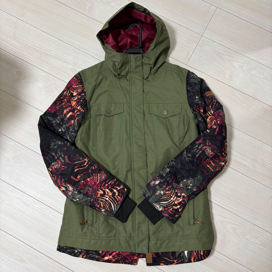 ROXY スノーボードウェア　Lサイズ　カーキ