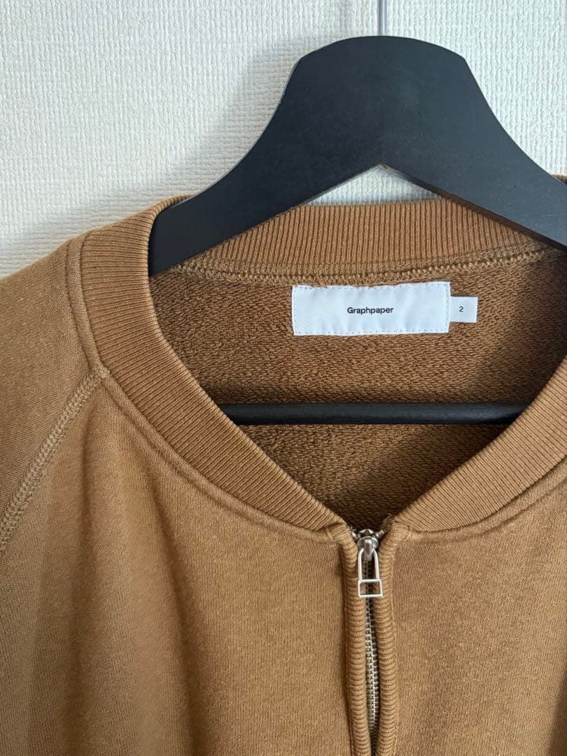 Graphpaper × LOOPWHEELER スウェット ハーフジップ