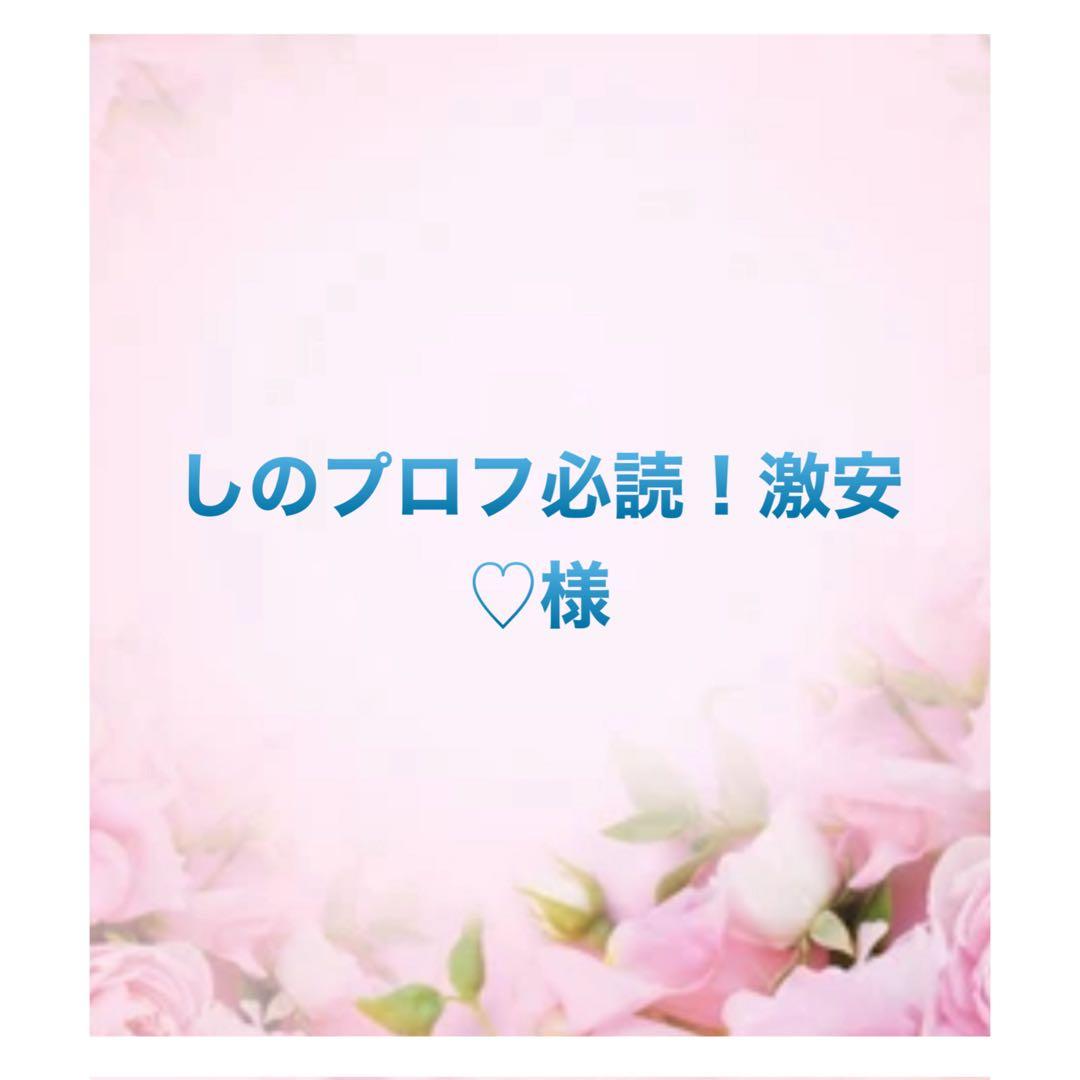 ⭐️ しのプロフ必読！激安♡です