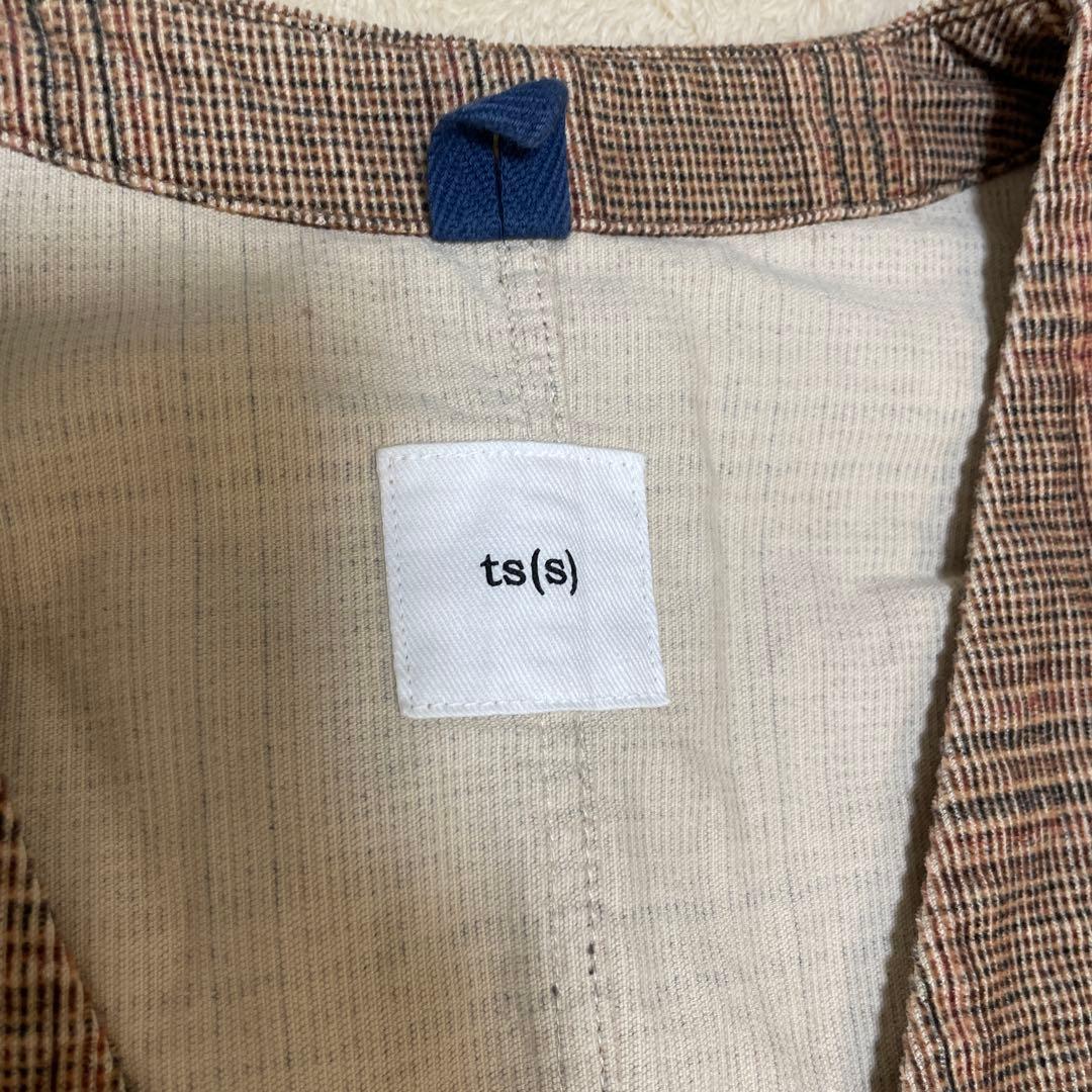 ts(s) チェック柄オーバーオール