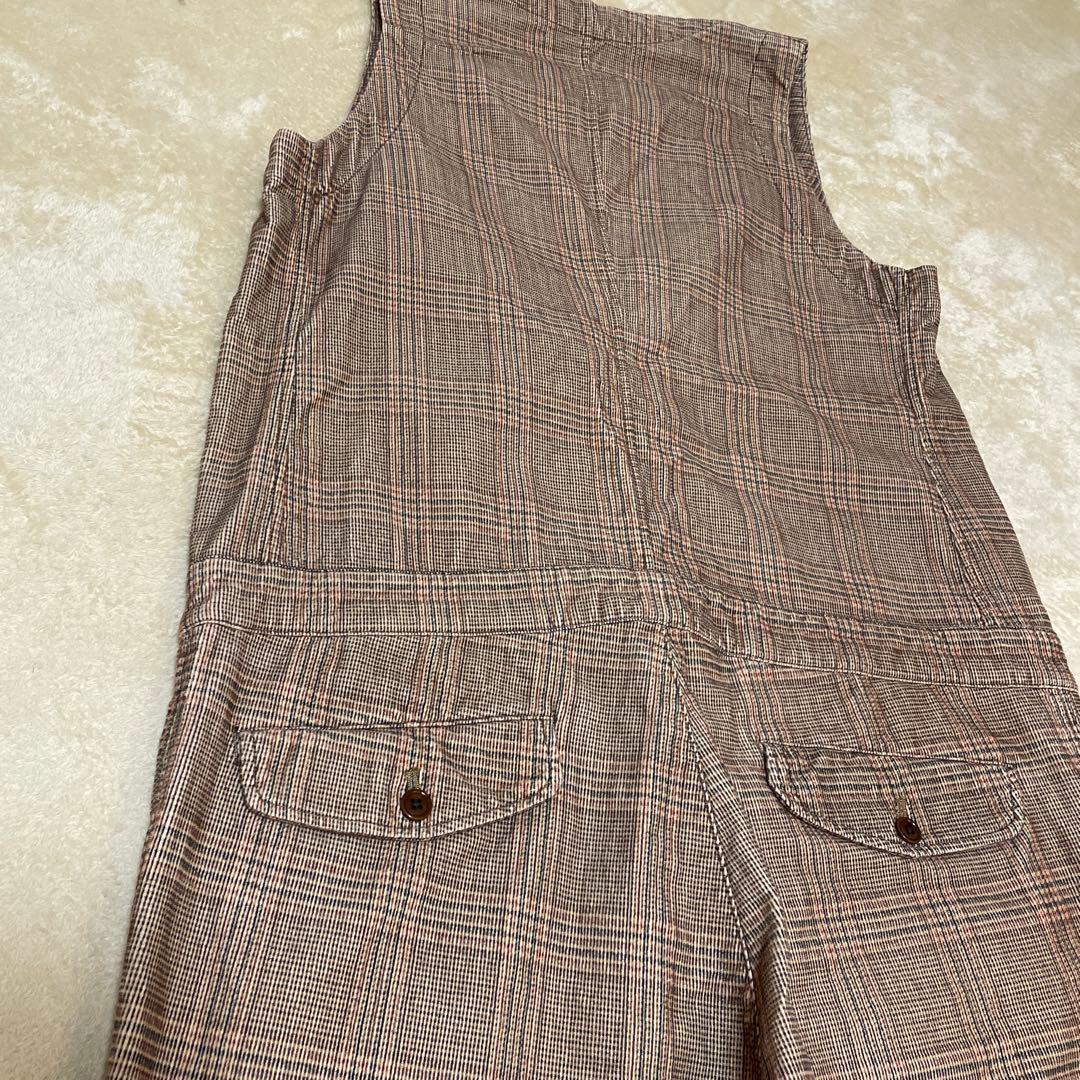 ts(s) チェック柄オーバーオール