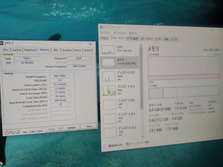 デスクトップPC Core i7+GTX760 SSD&HDD RAM16G