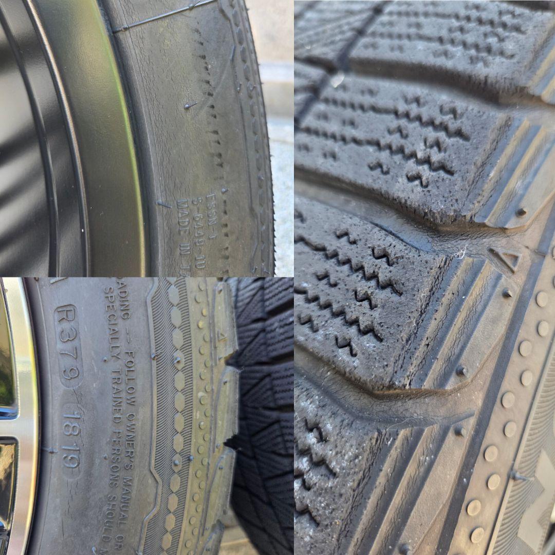 235/50/18　タイヤホイール 4本 114.3　スタッドレス付