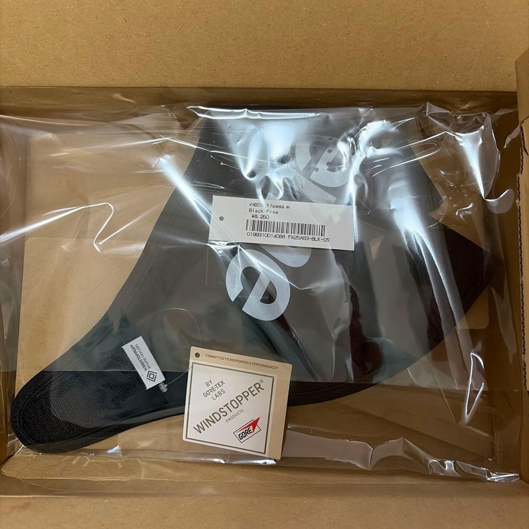 Supreme Windstopper Facemask 黒　2025FW