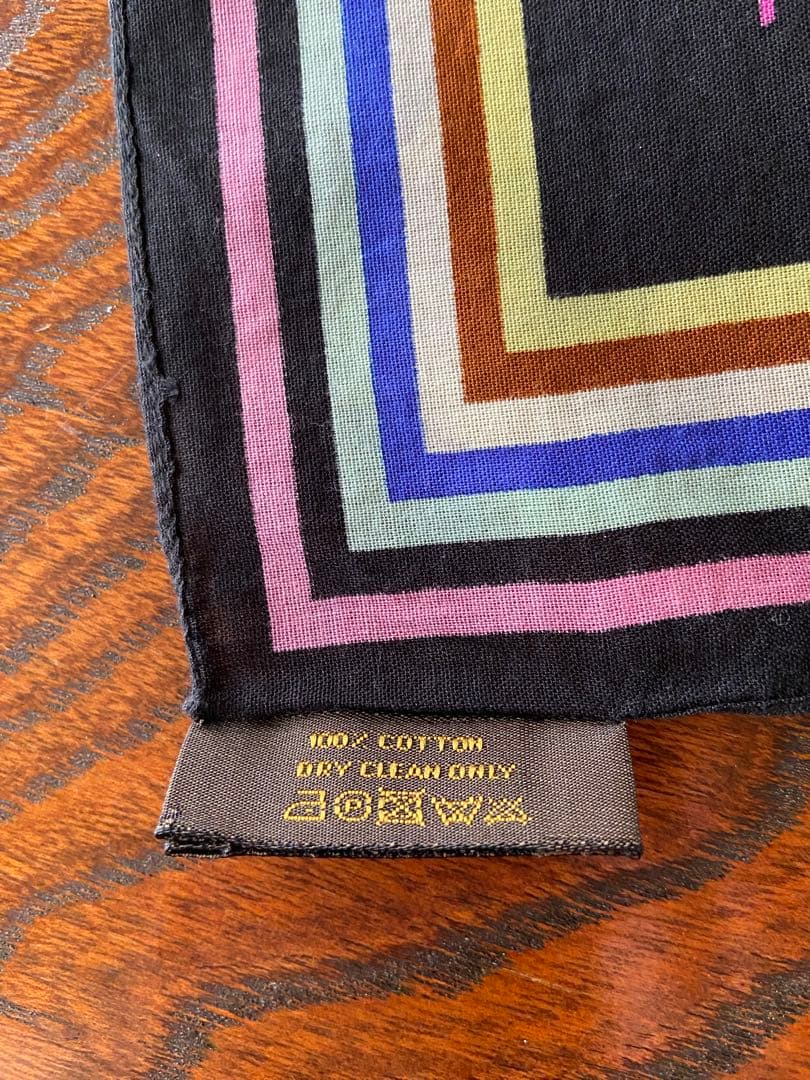 LOUIS VUITTON カラフルロゴパターン☆ブラック/マルチカラー