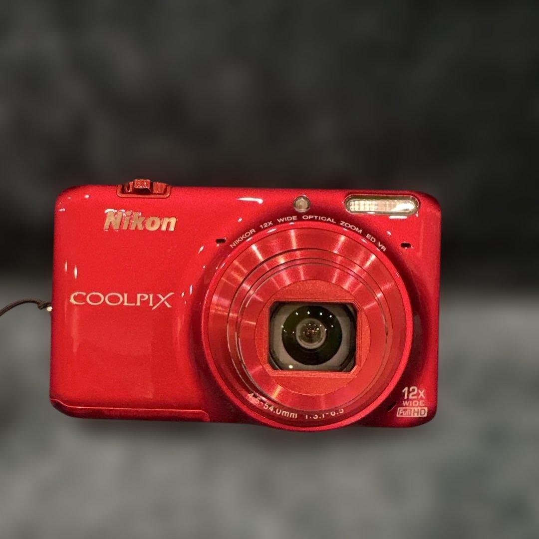 Nikon COOLPIX S6500 レッド コンパクトデジタルカメラ