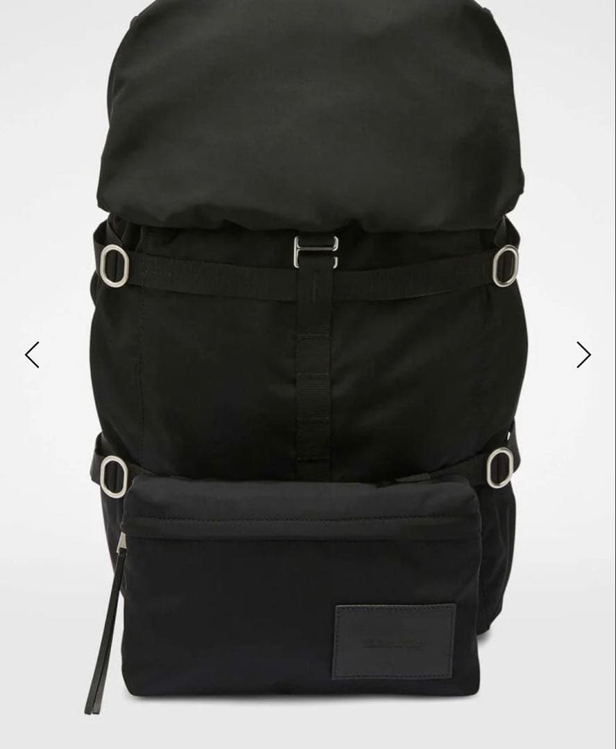 【新品未使用】ジルサンダー　バックパック（ブラック）