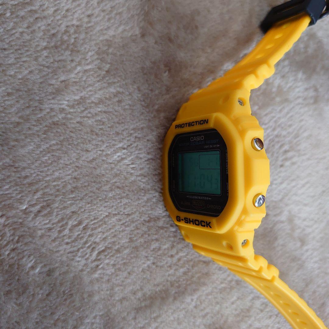 美品　G-SHOCK DW-5600REC イエロー　DW5600