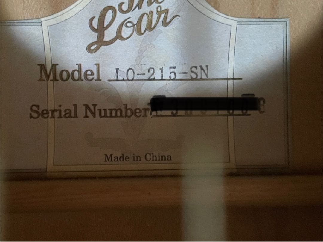 The Loar LO-215-SN (中古)