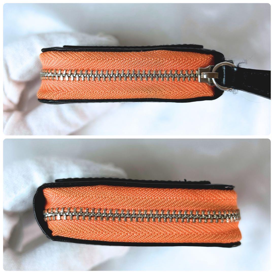 限定品 PORTER 6連 キーケース カードケース ガラスレザー ブラック