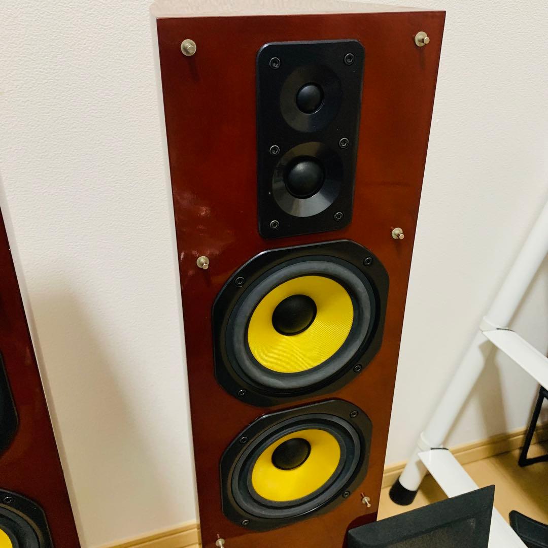 【美品】DENON SC-T55XG トールボーイスピーカー ペア　ベース付