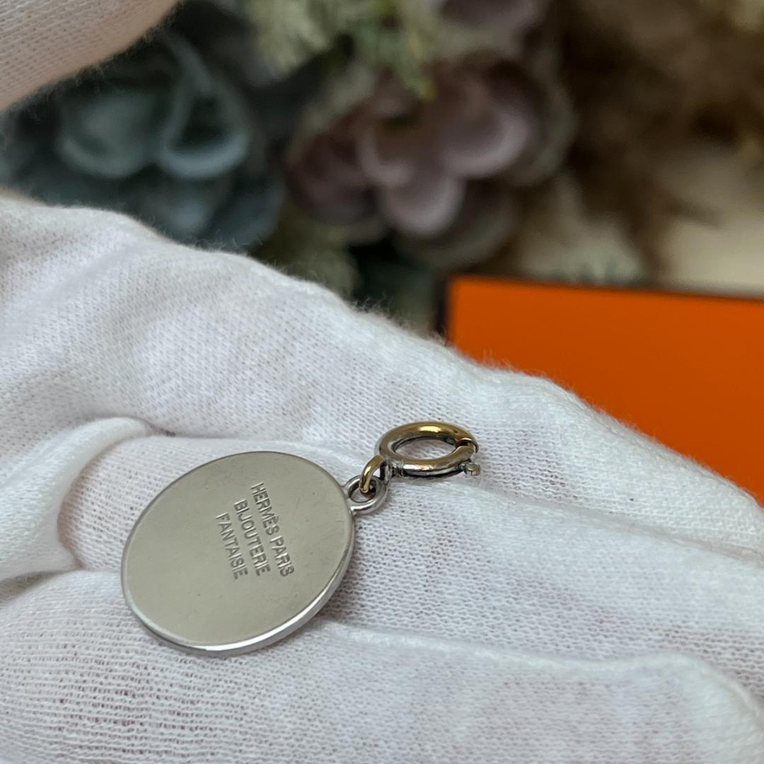 エルメス HERMÈS セリエモチーフ ペンダントトップ チャーム シルバー