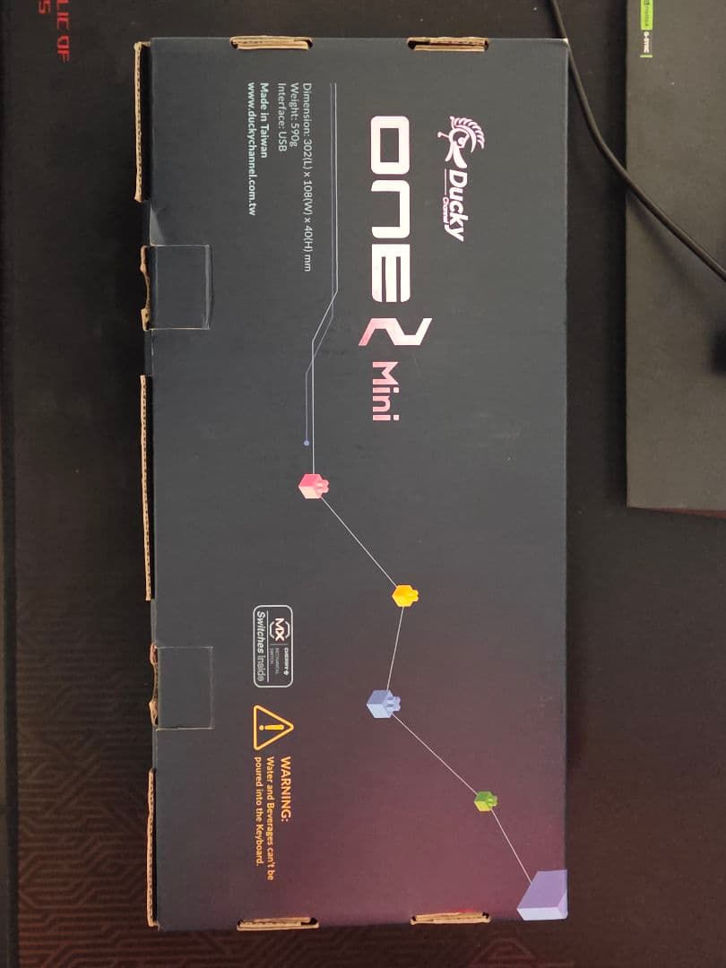 Ducky One 2 Mini 白 Cherry MXSpeed 銀軸 RGB