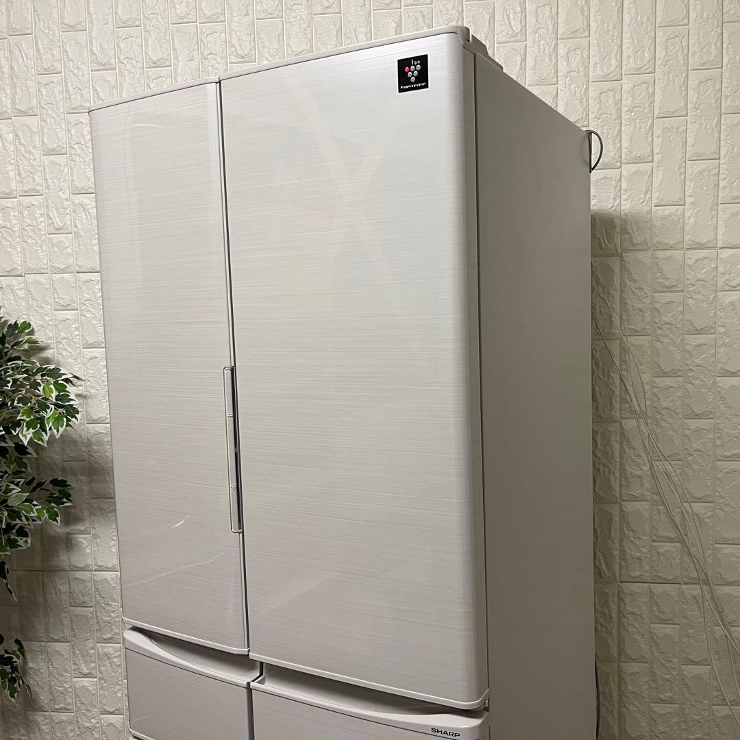 地域限定配送無料✨設置まで❗️冷蔵庫　シャープ　SJ-P461D-H 美品