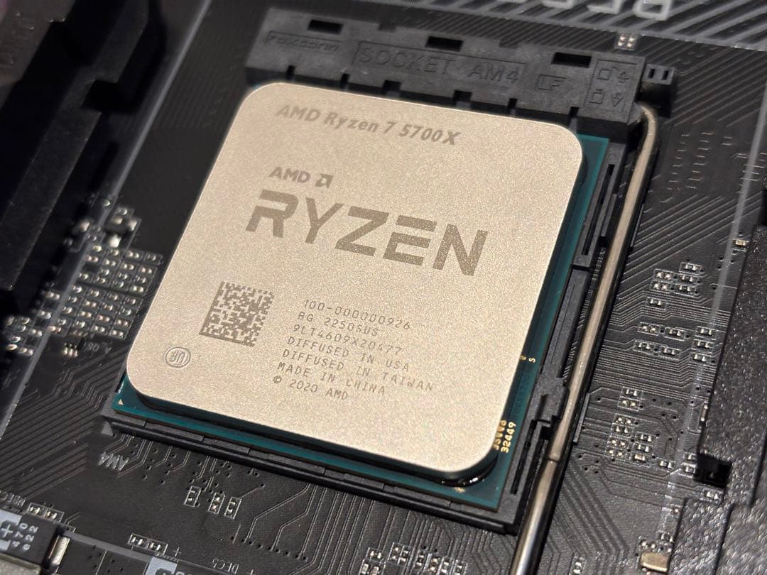 【3点セット】Ryzen 7 5700X、miniitx マザー 、メモリー