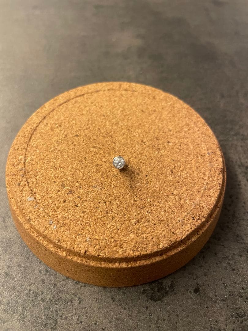 ＰＴ天然ダイヤモンドピアス（片耳用） ユニセックス