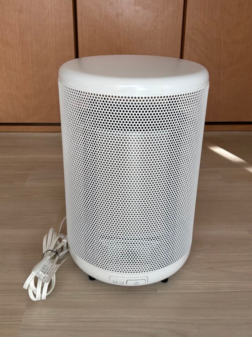 無印良品 丸型ヒーター　白