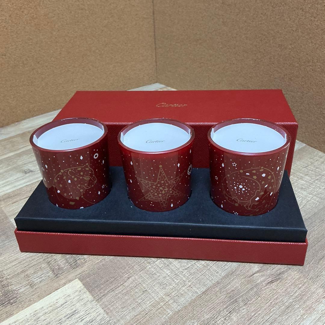 Cartier 星座モチーフ キャンドル 3個セット