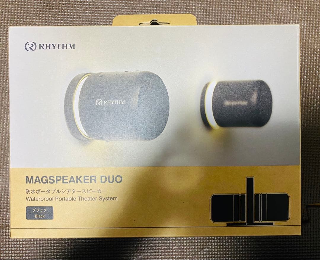 安心の保証書付きMagspeaker Duo 防水ポータブルシアタースピーカー