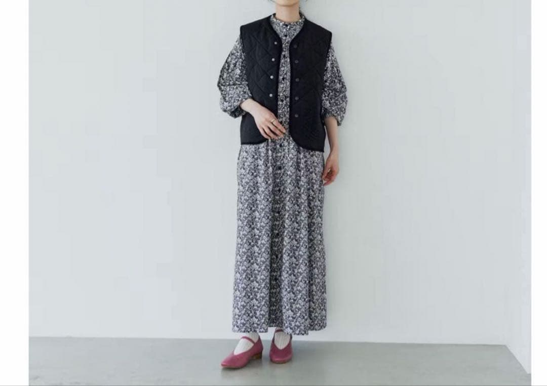 北欧暮らしの道具店　毎日着回したいキルティングベスト よしいちひろさんコラボ