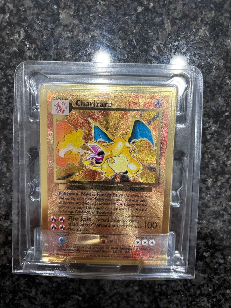 25th celebration リザードン　メタルカード 英語 海外