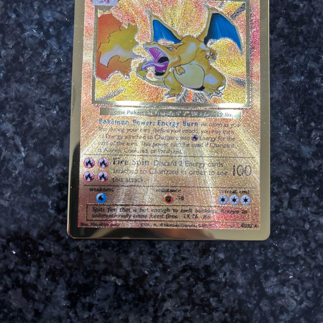 25th celebration リザードン　メタルカード 英語 海外