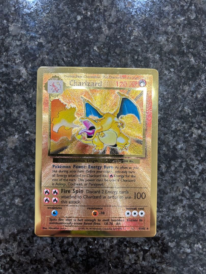 25th celebration リザードン　メタルカード 英語 海外