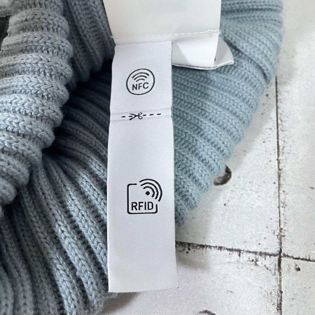 ストーンアイランド　コンパスロゴ　ビーニー ニット　ワッペン　極美品　正規品