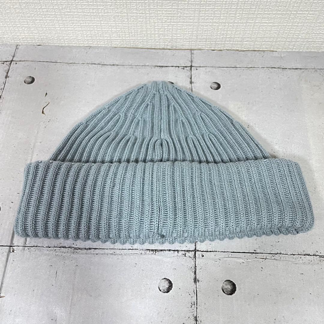 ストーンアイランド　コンパスロゴ　ビーニー ニット　ワッペン　極美品　正規品